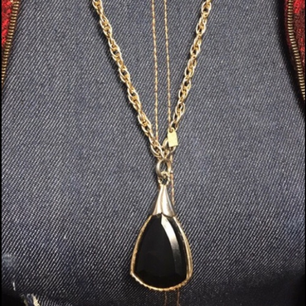 🔆 SALE! Emmons onyx charm necklace